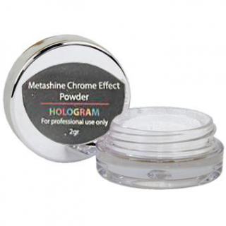 Cre8tion Metashine Chrome Effect Powder, Hologram, 2oz KK1126